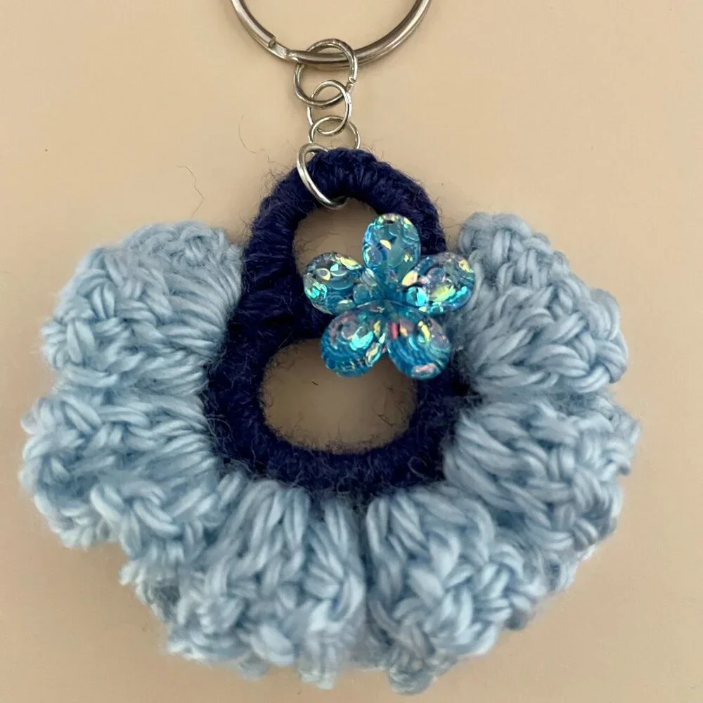 2 Handmade Keychain, Lightweight Charms, Backpack Charms, Crochet Gift Set